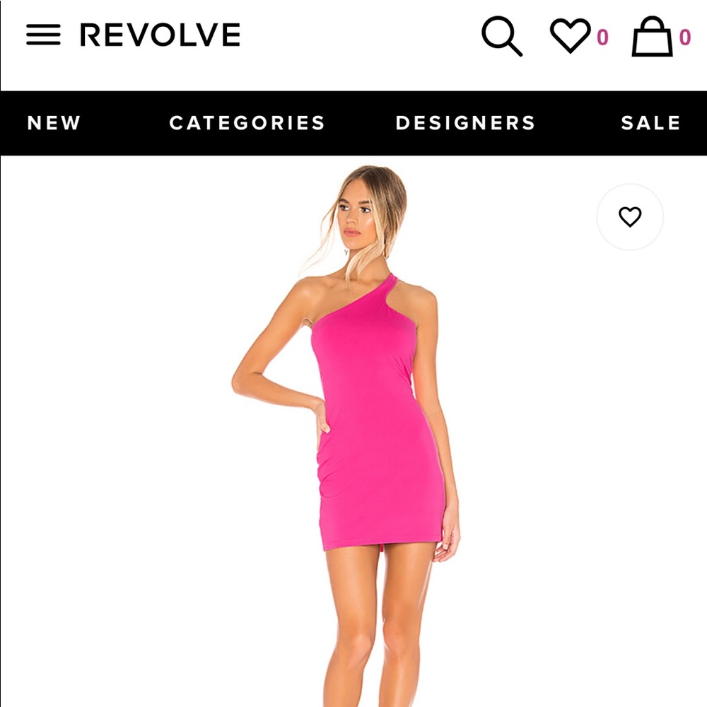 Revolve Pink Mini Dress